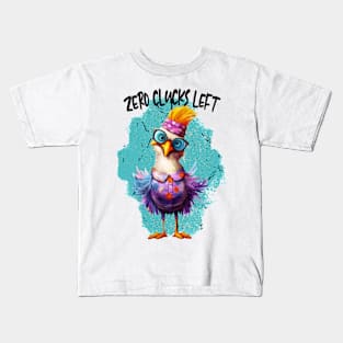 Zero Clucks Left Kids T-Shirt